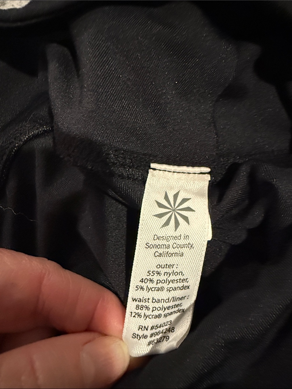 Athleta Dark Charcoal Twist Hem Mini Skirt - Picture 4 of 5